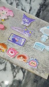 JEPIT RAMBUT ANAK PEREMPUAN KARAKTER GAMBAR KARTUN LUCU 1 SET