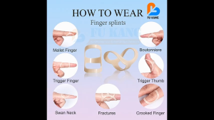 Fu Kang Figure 8 Oval Finger Splint Brace | Mallet Trigger Finger Support Stabilizer Size 2-15 | Ready Stock SG