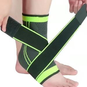 ผ้ารัดข้อเท้า ผ้าพันข้อเท้าพยุงข้อเท้า สายรัดข้อเท้า ซัพพอร์ตข้อเท้า สำหรับออกกำลังกาย สายยางยืดเท้ารองรับข้อเท้ารั้งการบีบอัดข้อเท้าผ้าพันแผลป้องกันแขนกีฬา