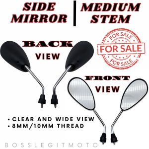 HONDA XR150 L | THAI UNIVERSAL SIDE MIRROR MEDIUM STEM w/ 8MM/10MM THREAD