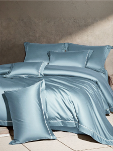 Mercury | Luxury 160S Double-Ply Long Staple Cotton Sateen Four-Piece Bedding Set