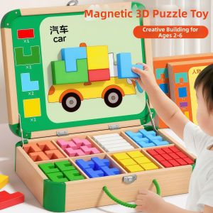 WEVOLA | Educational 3D Magnetic Wooden Puzzle Toys