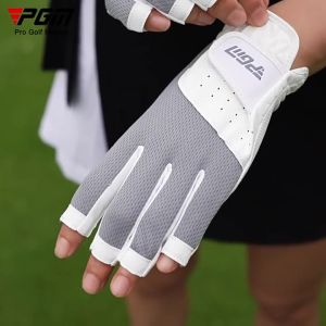 PGM Golf Gloves Breathable Two-handed Women Oem Golf Glove with Holes In Fingers ST032