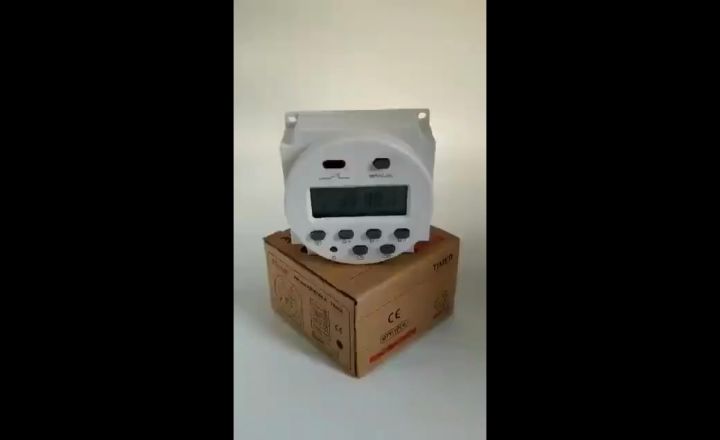 SINOTIMER 220V Weekly 7 Days Digital Programmable Timer Switch Relay ...