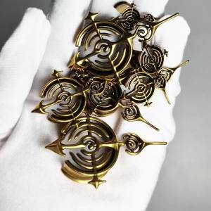 1PC Copper U Shaped Ear Tunnels Plugs Gothic Cross Arrow Ear Studs Vortex Ear Gauge Expanders Earrings Piercing Jewelry 8mm-25mm