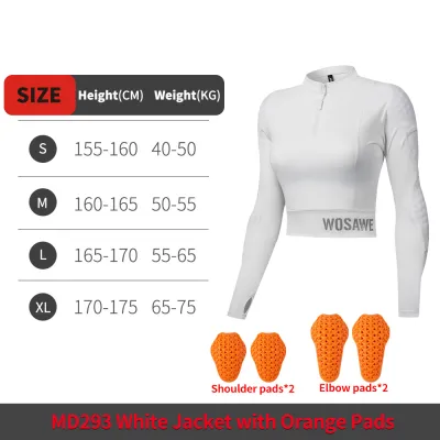 WOSAWE | WOSAWE Women Motorcycle Jacket Summer Breathable Motorbike Riding Elbow Shoulder Pads Moto Clothes