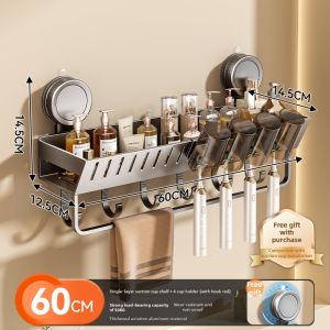 Suction Wall Mounted Toothbrush Storage Rack