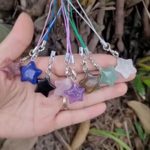 Dây Đeo Điện Thoại Hình Ngôi Sao Bằng Đá Tự Nhiên PAG Mang Lại Năng Lượng Tích Cực Và May Mắn