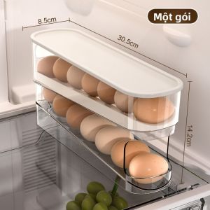 DEMING | Hộp Lưu Trữ Thức Ăn Cấp Thực Phẩm Có Khay Đựng Trứng