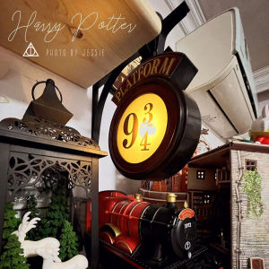 Đèn Tường Harry Potter 9 3/4 Platform Outdoor Atmosphere Đèn Đêm Sáng Tạo Quà Tặng Ngày Lễ Đèn Tường Không Điều Khiển Thông Minh