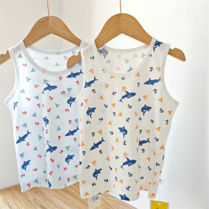 Two-Piece Ultra-Thin Boneless Baby Vest Pure Cotton Class a Summer Baby Girl Bellyband Baby Kids Sweat Cloth Inner Wear Bellyband