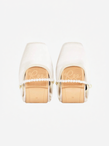 REEMOOR | Comfortable Retro Ballet Flats with Pearl Soft Sole and One-Strap