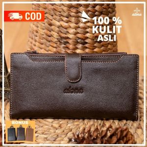 Dompet Panjang Wanita Dompet Kulit Wanita Cewek Dewasa Kekinian Alona Evelyn Wallet Branded Terbaru Kulit Sapi Premium High Quality