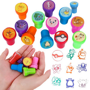 Pokemon Stamps Birthday Party Favors Gifts Goodie Bag Fillers Pinata Stuffers Class Rewards Party Supplies for Kids Baby Shower