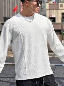 JSGJ | Muscle Training Casual Loose Long Sleeve T-Shirt