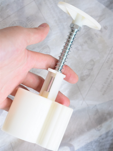 New Year Chinese Style Hand Press Mold Green Bean Cake Lock Shape Plastic Pastry Mooncake Mold Kitchen Baking DIY Tools