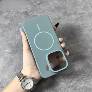 Minimalist Skin Feel Thin Circle Magnetic Case For Xiaomi 17 T Pro 17 Ultra 17 Pro Max 15T Pro 14T Slim Shockproof Protect Cover