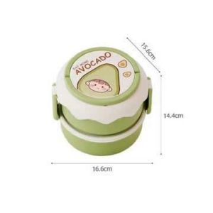 Hộp Đựng Cơm 2 Tầng Hoạt Hình Trái Cây Dễ Thương