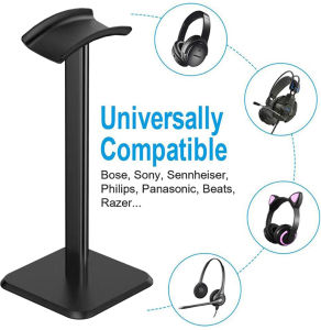 Black and White Earphone Holder Detachable Computer Esports Game Headset Desktop Storage Universal Display Rack for All Headsets