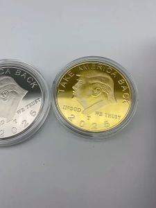 40mm Koin Kripto Lengkap Crypto Koin Gift Koin Peringatan Logam Trump