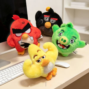 YF Angry Birds Plush Keychain Cartoon Bag Charm Wholesale Mini Dolls Wedding Throwing Gifts FY