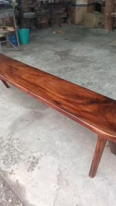 เก้าอี้ไม้พฤกษ์แผ่นเดียว ม้านั่งสนาม ม้านั่งยาว ม้านั่งไม้ เก้าอี้ไม้ เก้าอี้ยาว ม้านั่งกลางแจ้ง เก้าอี้สนาม Bench Chair Wood