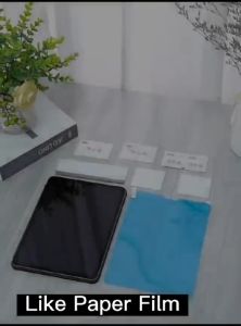 Protetor de Tela Paper-Like Film Matte PET Gambar & Menggambar Samsung Tab A7 Lite T220 T225 A8 2019 T290 T295 A8 2019 P200 P205 Spen