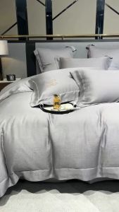 (💥SALE CỰC RẺ 3tr6->1780k) Set 4 Món Chăn Ga Gối Lụa Tencel 80s Dệt Vân Chìm Sang Trọng Nhập Khẩu Nguyên Bộ