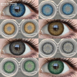 EyeShare | EYESHARE 1 Pair Color Contact Lenses for Eyes Natural Blue Eye Lenses Gray Lens Eye Contacts Cosmetic Beauty Pupil Makeup Lenses