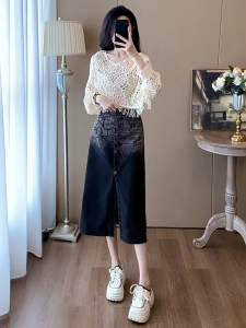 🔥[C486] Áo LƯỚI len dệt kim ĐAN HỌA TIẾT TAY DƠI TUA thời trang mùa hè đi biển - Kholenqc