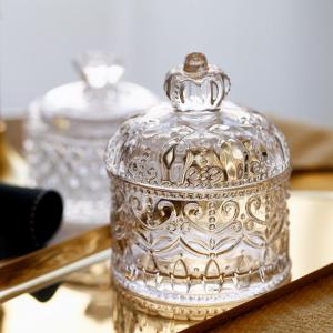 Jiaxun | Vintage French Relief Candy Storage Jar