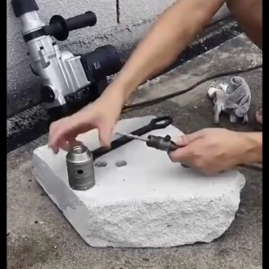 🔥QA🔥ดอกเจาะปูน โฮลซอเจาะปูน ชุดดอกสว่าน (ขนาด30 35 40 50 65 MM) ก้านยาว 220mm สำหรับสว่านโรตารี่ เจาะคอนกรีต เจาะปูน โฮลซอ（COD)