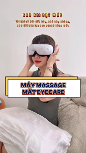 Máy massage mắt túi khí EYECARE mát xa mắt giảm mỏi và quầng thâm thư giãn có Bluetooth Đổi Mới 30 Ngày Đầu
