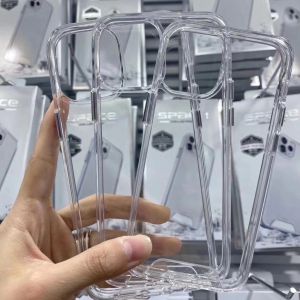 สำหรับเครื่องมือที่แท้จริง เคส iPHONE 15/15Pro/15Promax หลังใสปุ่มสีเงิน สำหรับ ไอโฟน SPACE ที่สนใจ ในช่วง เคสใส SPACE IPHONE SE3 2022 / 6+/7+/8+ 11 pro 11Promax 12Promax 12/12Pro XS XR XSmax i11 i12mini i12/12pro 6/7/8/se เคสกระแทก IPHONE