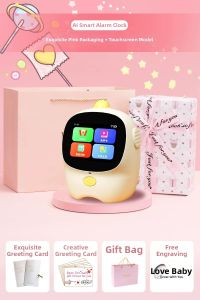 HONGMEITIANYI | AI Smart Kids Alarm Clock Birthday Halloween Gift