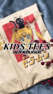 Kids Graphic Tees Sailormoon Design Kidswear Clothes by Jaswearph