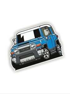 Reflective Stickers for Toyota FJ Cruiser GSJ150 Car Decorative Reflective Stickers Auto Accessories Vehicle Decoration