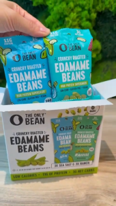 High Protein Snacks The Only Bean Crunchy Roasted Edamame Beans Sea Salt and Ranch Duo Flavours