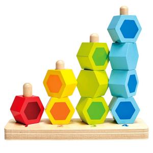 Hape | Educational Wooden Beads for Toddlers 1-3 Years