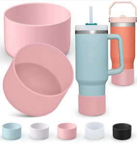 เคสแก้วน้ำรักษาอุณหภูมิแบบกันลื่นสำหรับทุกเพศ ทนทานต่อความร้อน สีสันสดใส ปกป้องแก้วน้ำและดูดซับแรงกระแทก