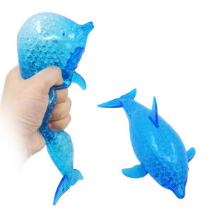 Squishy Shark ลูกความเครียด Dolphin Squeeze Ball ยืดความเครียด Squish Ball สัตว์ทะเลบีบ Squishy ของเล่นสําหรับเด็กผู้ใหญ่