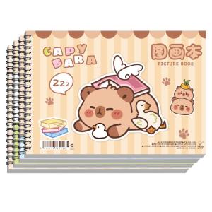 KABAXIONG | Thickened Drawing Book Sketchbook for Kids Elementary School Watercolor