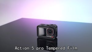 STARTRC Action 5 Pro Action 4/3 Tempered Glass Film ฟิล์มกระจกนิรภัยกันรอย 2 ชุด สำหรับ DJI Action 5/ 4/3 Camera creen Protector Lens Film 9H HD Scratchproof