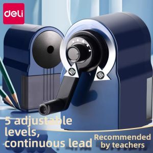 deli | Automatic Hand-crank Pencil Sharpener for Students Artists