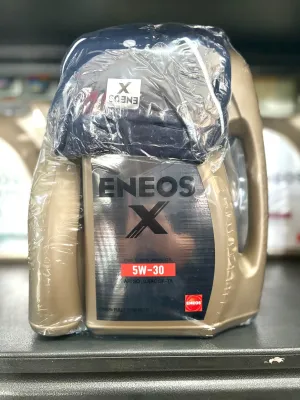 น้ำมันเครื่อง ENEOS X PREMIUM FULLY SYN API SQ 5W30 รุ่นใหม่🇯🇵😍ราคา4+1=5ลิตร✅ แถมเสื้อโปโล👍 เครื่องยนต์เบนซิน👍 ระยะเปลี่ยนถ่าย 15000 กิโล🎏 ENEOS อันดับหนึ่งประเทศญี่ปุ่น🇯🇵
