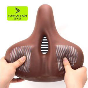 Electric Bicycle Seat Widen and Thicken Saddle High Elastic Foam Cotton Soft Plaid Mountain Bike Car Seat Cushion