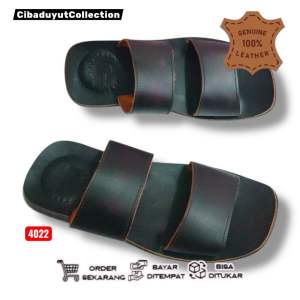 Sandal Kulit Sapi Asli Pria – Handmade Premium Cibaduyut