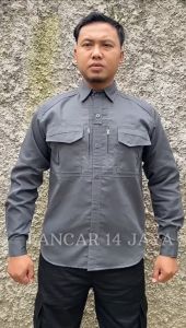 Kemeja M TAC panjang . kemeja lapangan . kemeja Reskrim . kemeja tactical . kemeja kantor lapangan