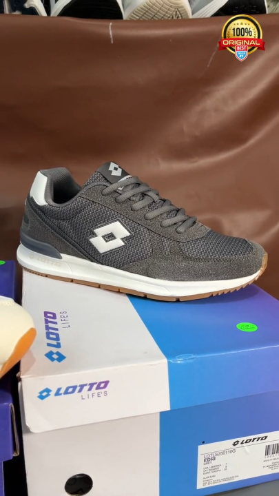 PROMO Sepatu Sneaker Pria Lotto 599-1 Terbaru Murah Casual