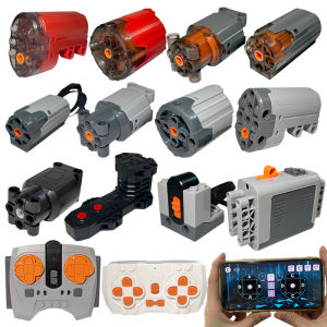 Remote Control Motorized Servo Motor Block Set Compatible with Lego Battery Box Programming for Kids Educational STEM Toy